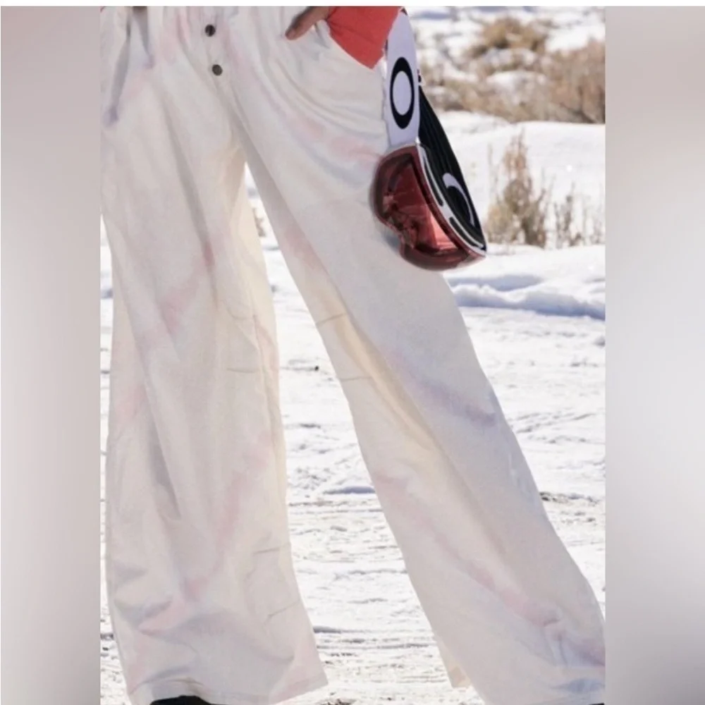 Free People Movement Pregame Printed Wide-Leg Pants